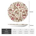 thumbnail image 2 of Salouo Paris Vintage Pattern Bone China Decorative Plate,Holiday Decor Decorative Ceramic Plates with Stand Elegant Home DéCor for Hallway/Living Room/Bedroom-6in, 2 of 6
