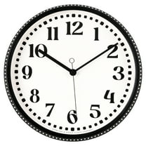 11.5" Quartz RGB Indoor Round Wall Clock, LED Lighted