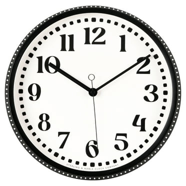 ONLINE 11.5" Quartz RGB Indoor Round Wall Clock, LED Lighted