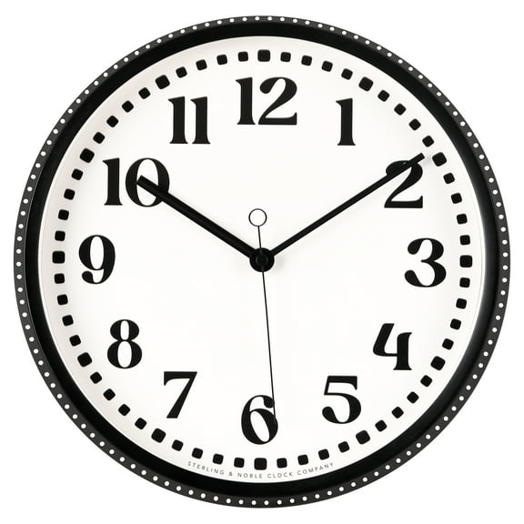 11.5" Quartz RGB Indoor Round Wall Clock, LED Lighted