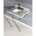 thumbnail image 3 of Kingston Brass KVPB30MASQ7 Templeton 30" Rectangular Marble Wall Mounted Bathroom Console, 3 of 7