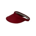 thumbnail image 3 of Top Headwear Sports Cotton Twill Clip-On Tennis Golf Sun Visor 3.5 Inch Wide Brim, 2 Pack Winter Wine, 3 of 4