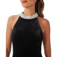 thumbnail image 3 of Adrianna Papell Women's Embellished Velvet Dress Black B4HP $199 (Regular,6), 3 of 3