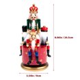 thumbnail image 2 of European Hand Painted Nutcracker Rotating Music Box Desktop Adorns Home Supplies, 2 of 8