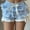 Sky Blue, variant on ZZwxWA Women's Ruffle Layered Y2k Lace Trim Shorts Mini Pettipants Fairy Tiered Bloomers Bottoms Pumpkin Shorts