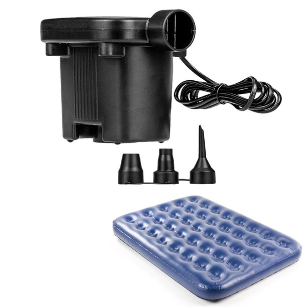 Fovolat Electric Air Pump for Mattress Portable Inflator for Camping