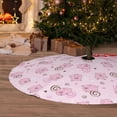 thumbnail image 6 of Lsque Cute Pig Print Christmas Tree Skirt, Tree Skirt with Ties or Velcro, Perfect for Holiday Decorations, Halloween, and New Year-48", 6 of 7