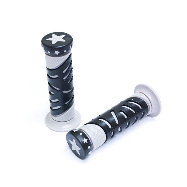 ATV//PWC Chrome Skull Hand Grips Blue Flame Grip For Yamaha Banshee
