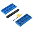 thumbnail image 1 of 20 Pcs CCMT060204 CCMT21.51 insert + Support de Tour 1010H06 Outil Externe, 1 of 1