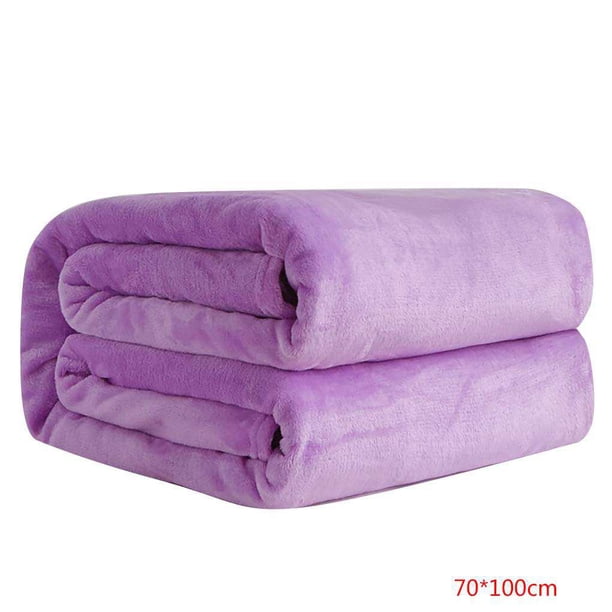 Manta de franela de color sólido Cama Coche Oficina Sofá Otoño Invierno Alfombra cálida Alfombras de habitación con aire acondicionado Speravity JJ16157-20