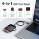 thumbnail image 2 of Lector de tarjetas de memoria UGREEN USB C 4 en 1 para iPhone, MacBook, 2 of 9