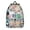 Black-124, variant on Mystical Goth Backpack, Lightweight School Bag with Starry Night Sky, Moon, and Sunburst Pattern