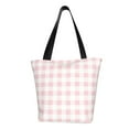 thumbnail image 1 of Disketp Pink Checkboard Bolsa de Hombro Casual para Mujer, Bolso Cruzado para Compras, Viajes y Uso Diario, 1 of 6