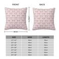 thumbnail image 2 of Yiaed Cute Rabbit Print Pillow Covers Super Soft Decorative Square Throw Pillow Covers Case Cushion Covers for Sofa Couch Bedroom Car Decor（No pillow core）-26"x26", 2 of 7