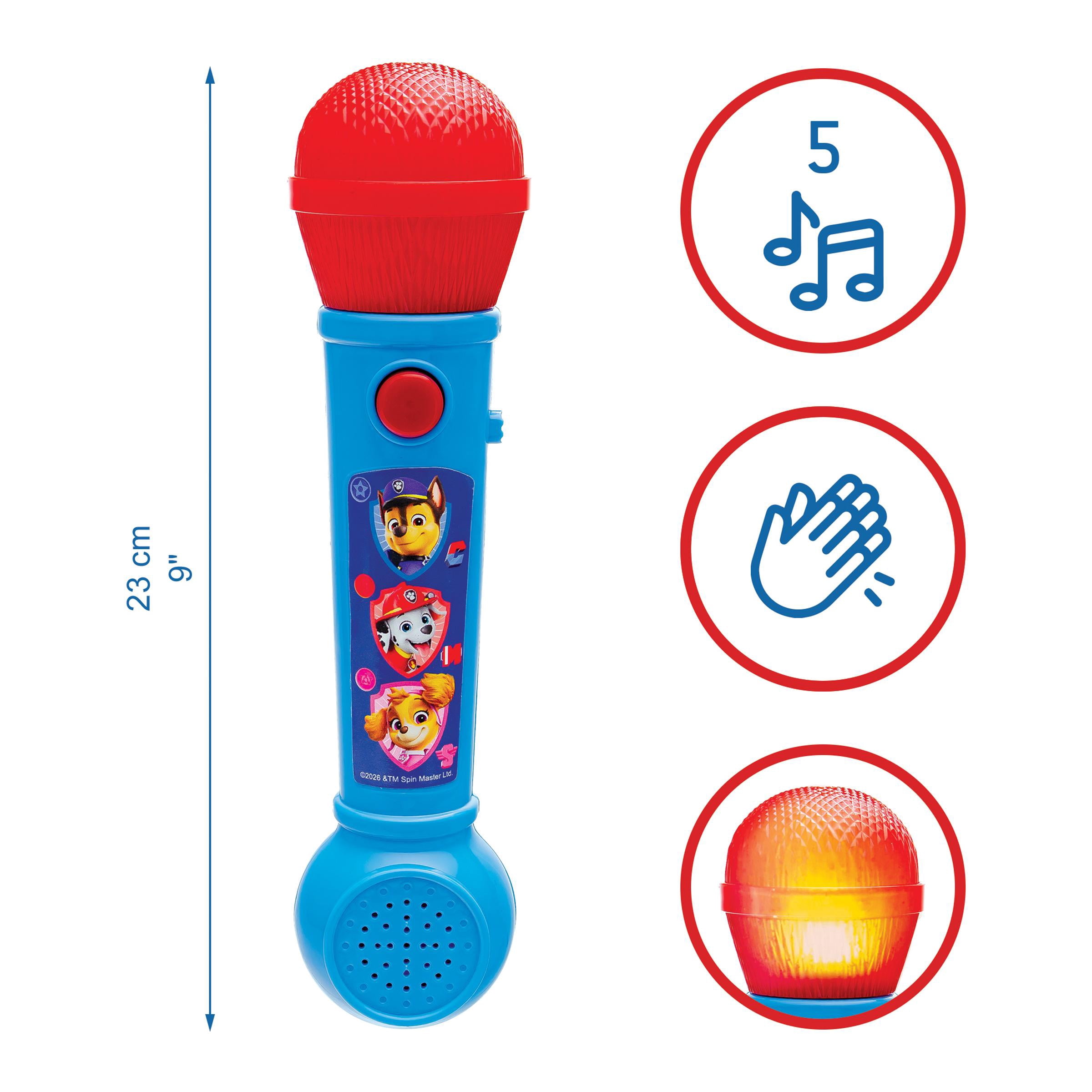 Hape Mighty Echo Microphone - Red & Blue, Battery-Free Voice