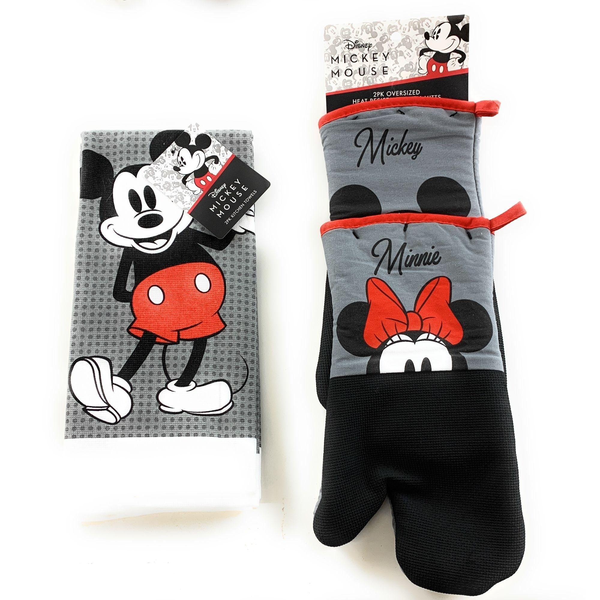 Disney Kitchen Towel Set - Nordic Winter Santa Mickey and Friends