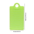 thumbnail image 4 of Laundry Washboard Anti\-slip Thicken Washing Board Clothes Cleaning Tool Portable Bathroom Household Laundry Washboard Green, 4 of 8