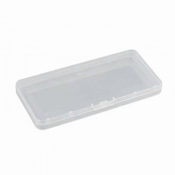 Nishiyuenyi 6 Pieces Card Box Organizer Box Transparent Container Rectangular Case Stackable 4 Pcs