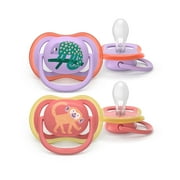 Philips Avent Ultra Air Pacifier 18M+, Chameleon / Monkey, 2 Pack, SCF349/47