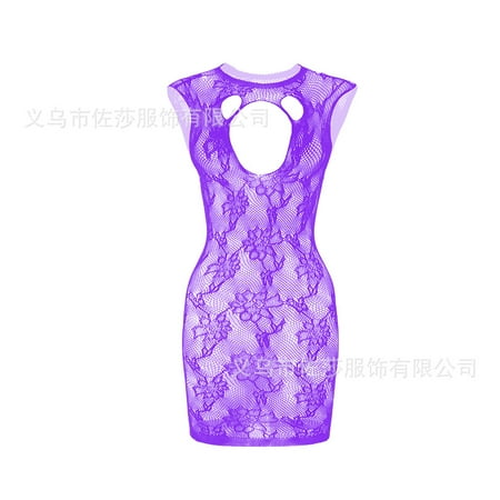 Generic Jacquard Sexy Suspenders Fishnet Clothes Tulle Skirt Mesh Stockings Sexy Lingerie Hollow out See through Tight W323