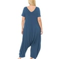thumbnail image 3 of Sassy Women's Harem V-Cut Jumpsuit, 3 of 4
