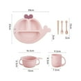 thumbnail image 2 of CHOK 1 Set Baby Divided Plate Unbreakable Divided Feeding Bowl for Baby Toddler, 2 of 6