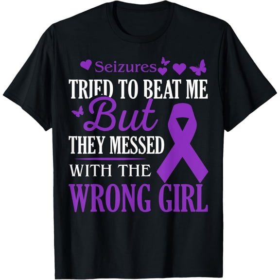 Epilepsy Seizures Tried To Beat Epilepsy Awareness T-Shirt