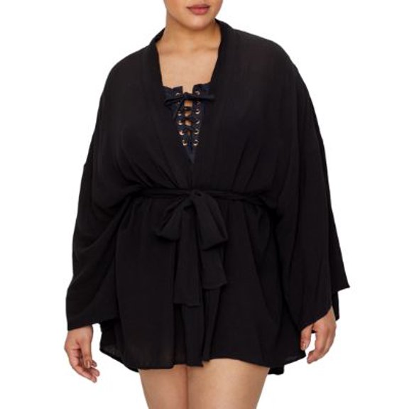 Raisins Curve Womens Samba Chita Kimono Cover-Up Style-A840099