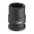 thumbnail image 1 of Uxcell Deep Impact Socket 3/8" Drive by 13mm Metric 6 Point Socket 30mm Long, 1 of 7