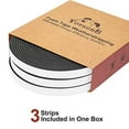 thumbnail image 3 of Yotache Foam Tape 3 Rolls Total 50 Feet Long 3/8 Inch Wide X 1/8 Inch Thick, Weather Stripping for Doors and Window High Density Foam Seal Tape Sliding Door Weather Strip, 3 X 16.5 Ft Each, 3 of 3