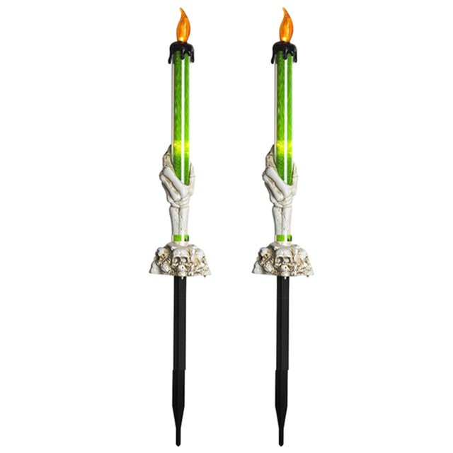 Vela LED Sin Llama Calavera Halloween