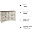 thumbnail image 7 of Ashley Furniture Realyn Engineered Wood 6 Drawer Double Dresser in Mahogany, 7 of 7