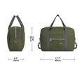 thumbnail image 7 of Lightweight Foldable Duffel Bags for Spirit Airlines Personal Item Bag 18x14x8 Underseat Carry on Waterproof Travel Tote Handbag with Shoulder Strap, 7 of 7