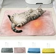 thumbnail image 6 of Pet Heating Pad Portable Heated Cat Bed USB Powered Thermal Heating Mat Waterproof Heated Pet Mat with Chew-Resistant Cord,Blue,blanket, 6 of 6