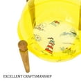 thumbnail image 4 of Contemporary Dog Bed for Small Dogs - Transparent Detachable Hemisphere Cozy Dog Cave Bed - Covered Hooded Cat Bed - Yellow, 4 of 6