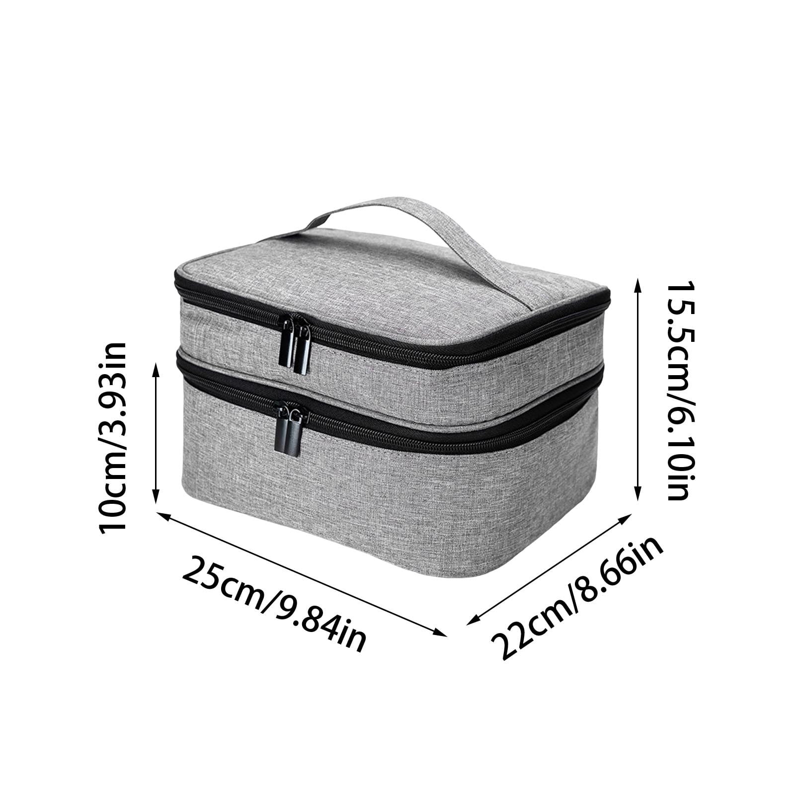Sewing Supplies Organizer Large Double-Layer Storage Box, Travel Sewing Kit Bag for Needles, Thread, Crochet Hooks, Scissors, DIY Craft and Accessories