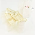 thumbnail image 5 of HQREA Girl Dog Harness Dresses, Puppy Party Birthday Wedding Tulle Princess Vest Skirt, 5 of 5