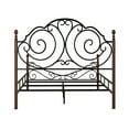 thumbnail image 5 of Weston Home Adison Graceful Scroll Bronze Iron Bed, Queen, 5 of 11
