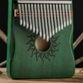 thumbnail image 2 of All-Wood Maple Kalimba 17-Key Mbila with Sound Hole Suitable for Beginners, 2 of 6