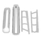 thumbnail image 1 of Dispensador de huevos con ruedas, 2 niveles, ahorro de espacio, soporte automático para huevos enrollable para refrigerador, encimera, gris, 1 of 10