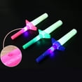 thumbnail image 7 of Visland Light Up LED Swords Expandable Laser Sabers Glow in Dark, Mini Glow Sticks, 4-Section 4 Colors, Flashing Neon Party Favors, 1PC, 7 of 7