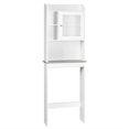 thumbnail image 5 of Gymax Over-the-Toilet Bath Cabinet Bathroom Space Saver Storage Organizer White, 5 of 10