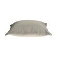 thumbnail image 6 of Ox Bay Wilma 24" x 24" Taupe Stitch Bordered Cotton Adult Decorative Throw Pillow Cover, 6 of 7