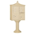 thumbnail image 4 of Regency Decorative Cluster Box Unit with 8 Doors and 2 Parcel Lockers in Black with USPS Access Type I, 4 of 5