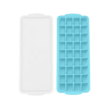 

Herrnalise Kitchen Essentials for New Home 36 Ice Trays With Lids Stackable Silicone Ice Trays For Easy Release