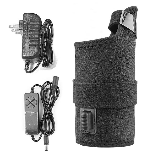 Heated Wrist Guard 12V Socket wtih Thermostat, Plug-In Heated Thumb Wrist Guard, Pressure Wrist Guard