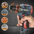 thumbnail image 4 of Brushless Cordless Drill/Driver with Impact Function, Multi-Purpose Lithium-ion Electric Tool for Home Use, 4 of 6