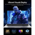thumbnail image 2 of 2026 New Silver Laptop, 15.6" IPS FHD Student Laptop, Office 2024, Windows 11 Pro, 16GB RAM 512GB SSD, Intel Core i3, Backlit Keyboard, Fingerprint Reader, USB3.0 WiFi5 for Study and Office Work, 2 of 5