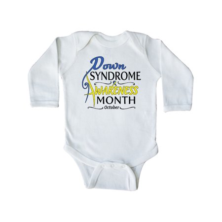 

Inktastic Down Syndrome Awareness Month- October Gift Baby Boy or Baby Girl Long Sleeve Bodysuit