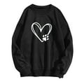 thumbnail image 2 of Amzcrzy Sweat-Shirt pour Femmes Col Rond Imprimé Jour de Pâques Manches Longues Sans Capuche Chandails en Molleton Manches Longues pour Femmes Chandail Chandail en Molleton Col Rond Chandail en Molleton Femmes m, 2 of 3